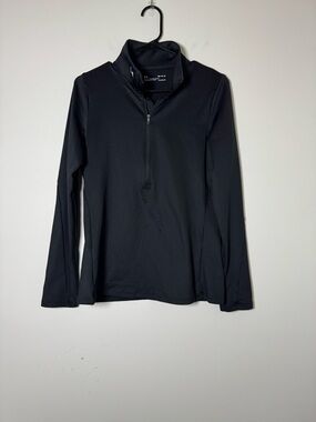 Under Armour ColdGear 1/4 Zip Pullover Black Womens Medium